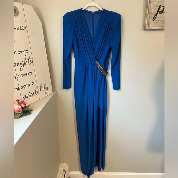 bcbg faux wrap maxi dress Bcbg Faux Wrap Leopard Print Dress 12